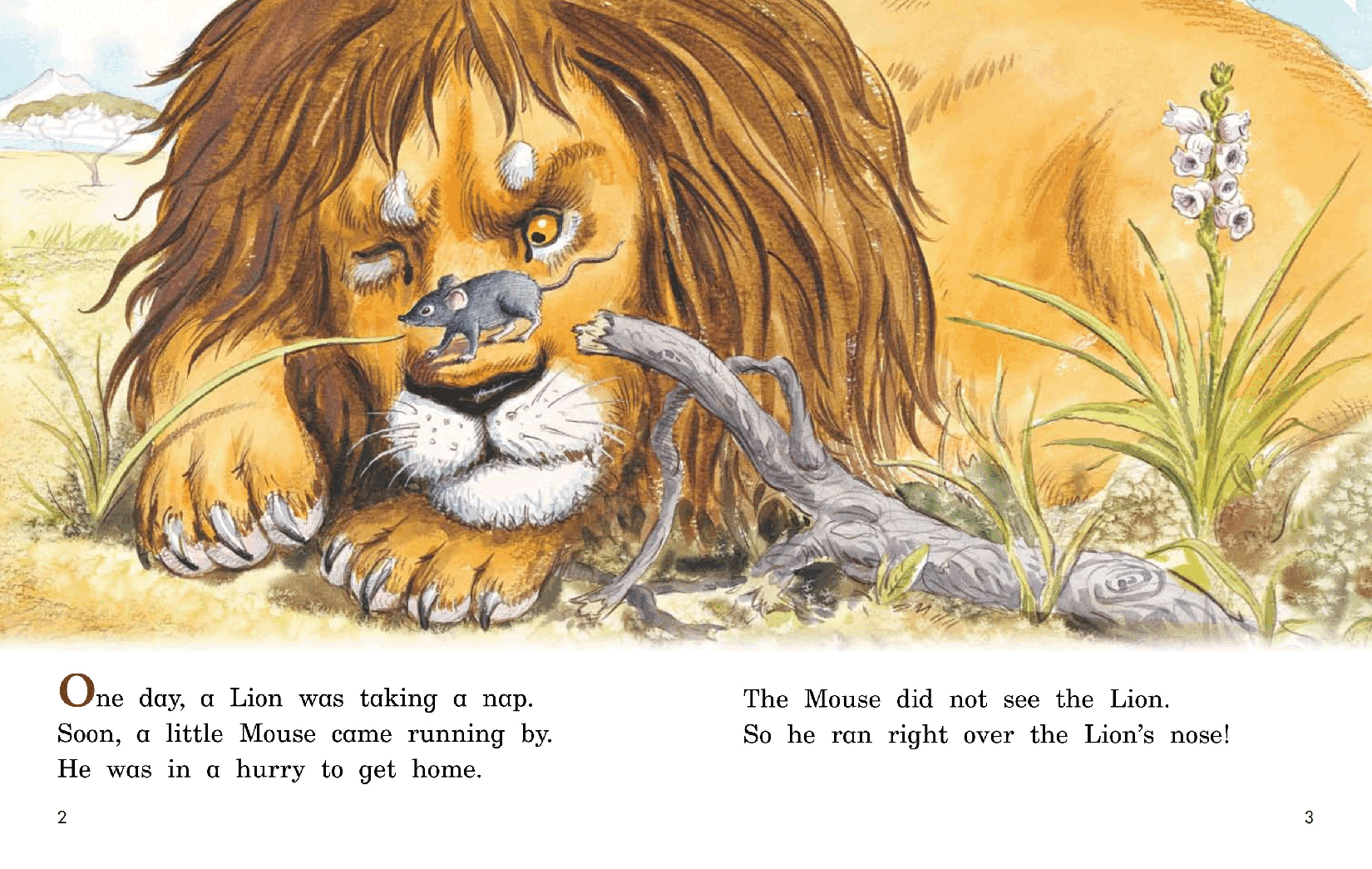 英国海尼曼G1级英语启蒙绘本105 The Lion And The Mouse.pdf,第4页预览
