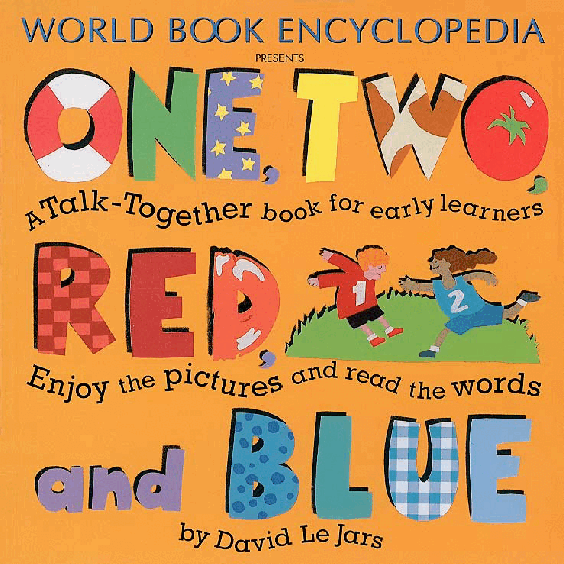 高清彩绘英文原版绘本One, Two, Red and BLue.pdf,第1页预览