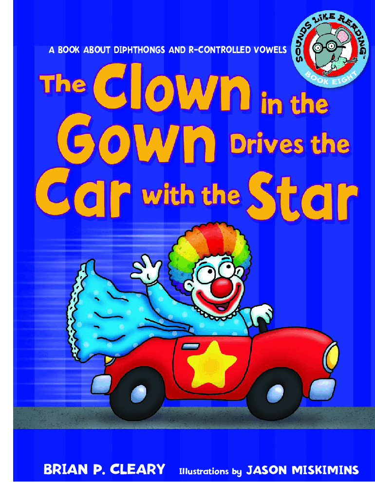 高清彩绘英文原版绘本The Clow in the Gown Drives a Car with the Star.pdf,第1页预览
