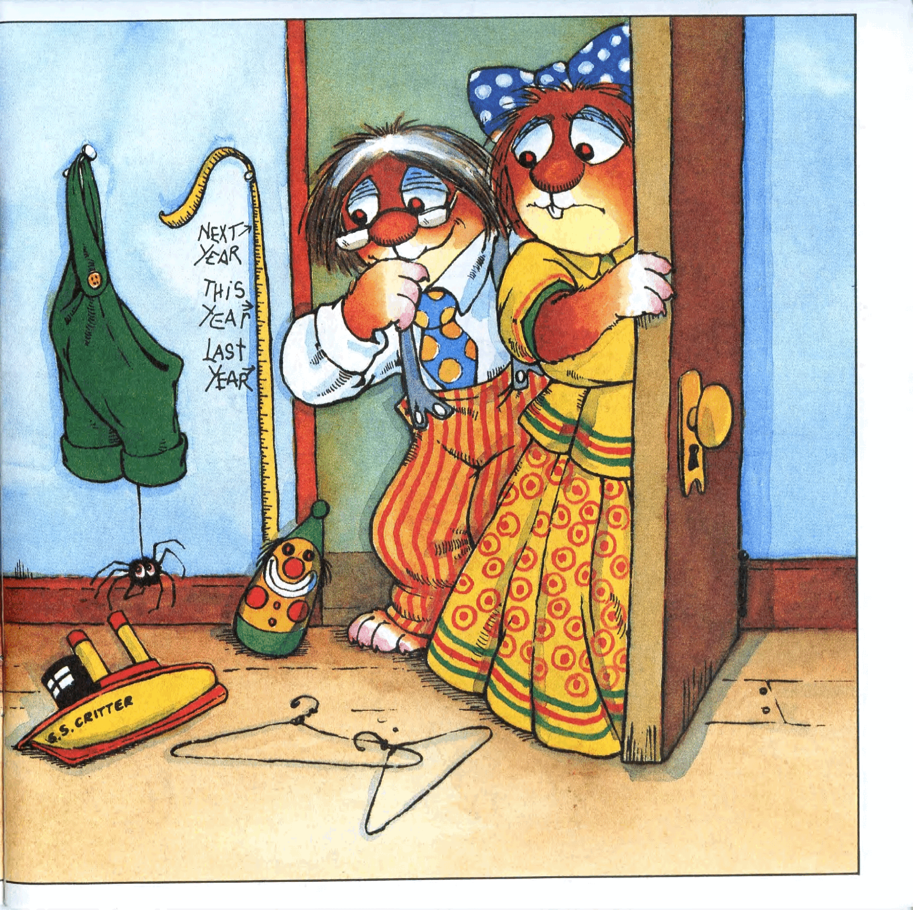 英语绘本小毛人Just Grandpa and Me.pdf,第4页预览