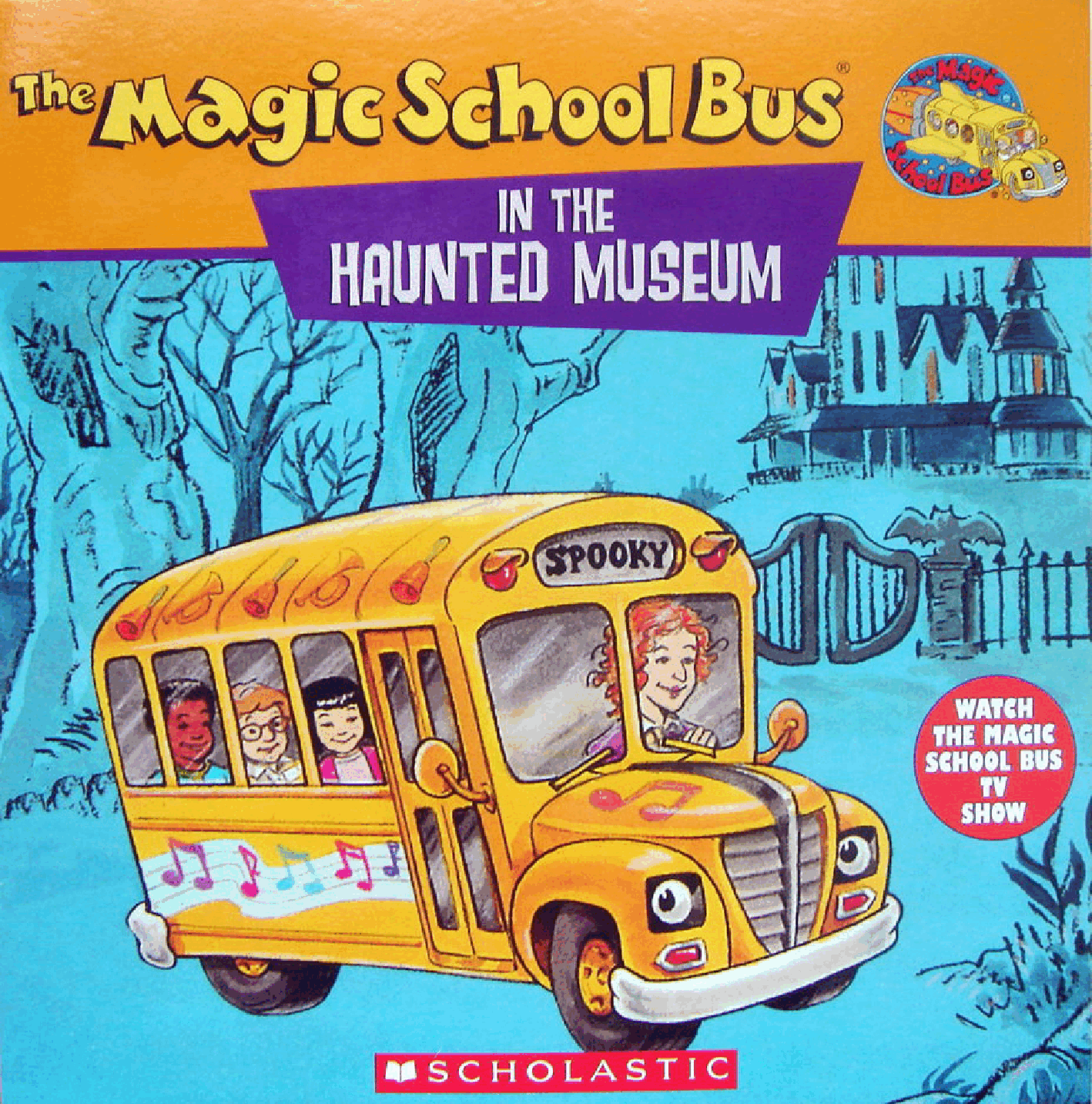 高清彩绘英文原版绘本The Magic Schoolbus - In the Haunted Museum.pdf，第1页预览
