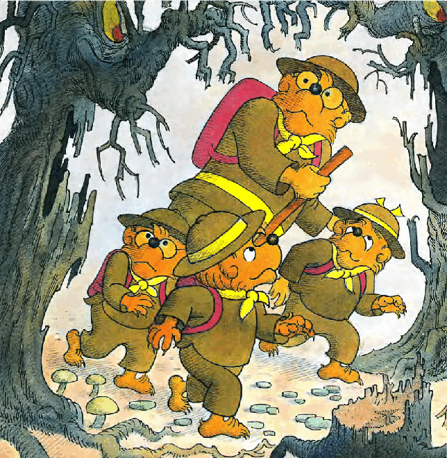 72本贝贝熊早教英文绘本之Berenstain_Bears_and_the_Ghost_of_the_Forest.pdf,第3页预览