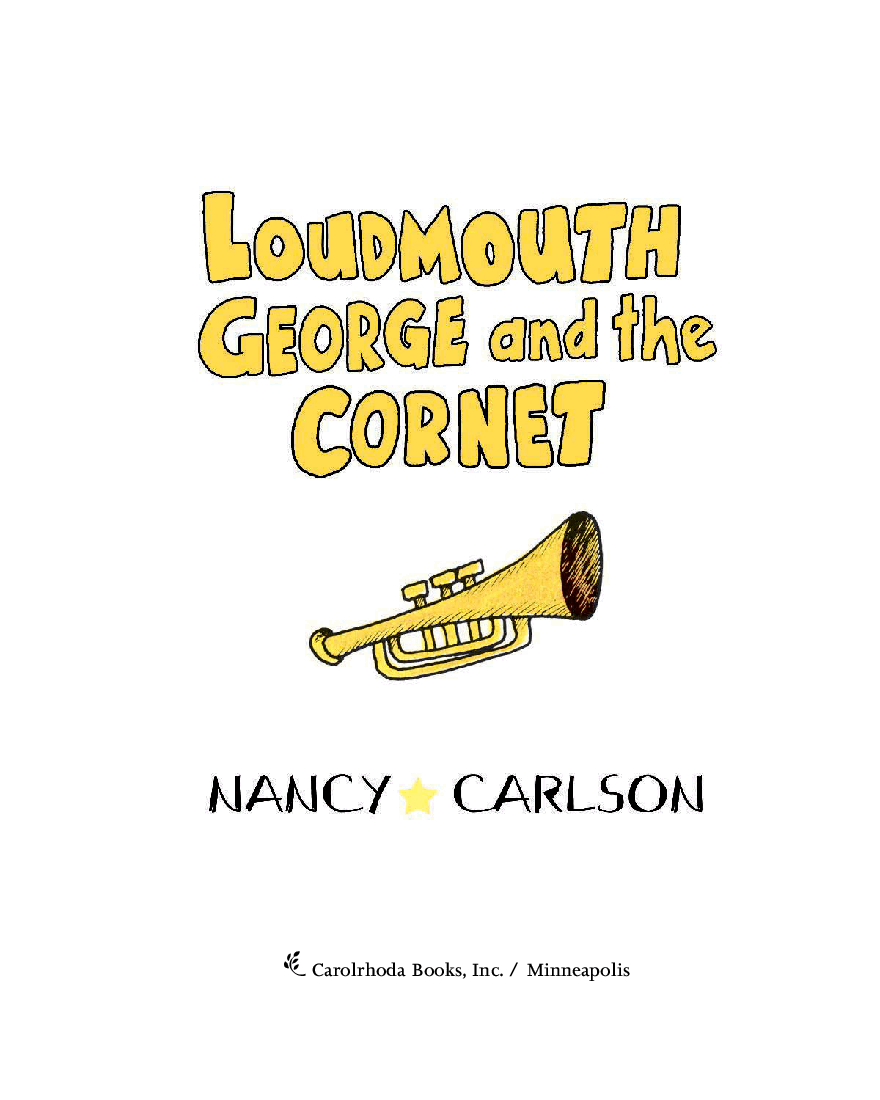 高清彩绘英文原版绘本Loudmouth George and the Cornet.pdf，第4页预览