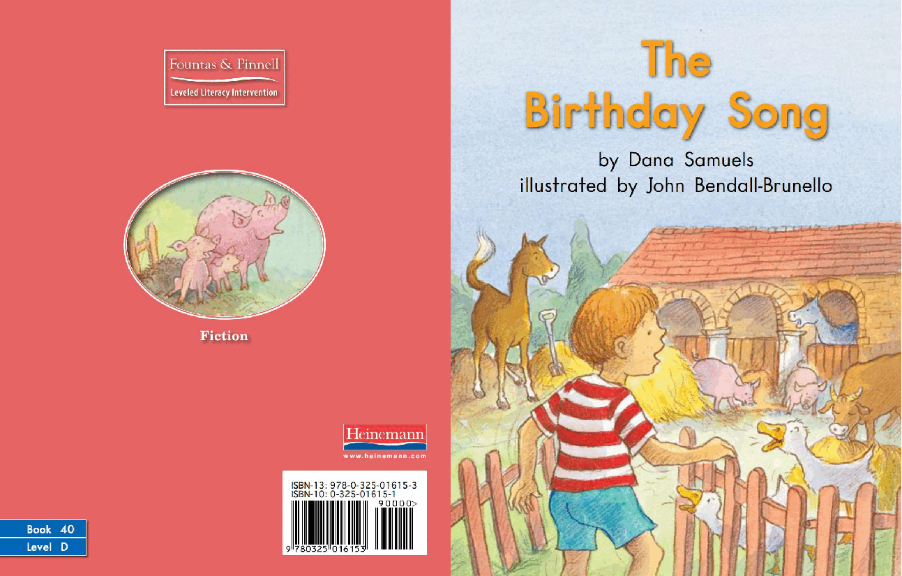 英国海尼曼G2级英语启蒙绘本40 The Birthday Song.pdf,第1页预览