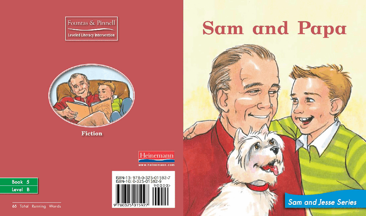 英国海尼曼G1级英语启蒙绘本05 Sam And Papa.pdf,第1页预览