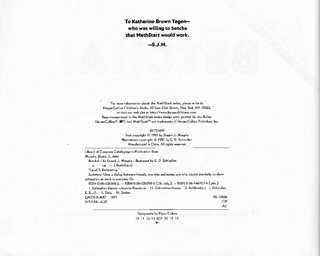 MathStart 低幼数学启蒙英文教材L3 01 Betcha!.pdf,第4页预览