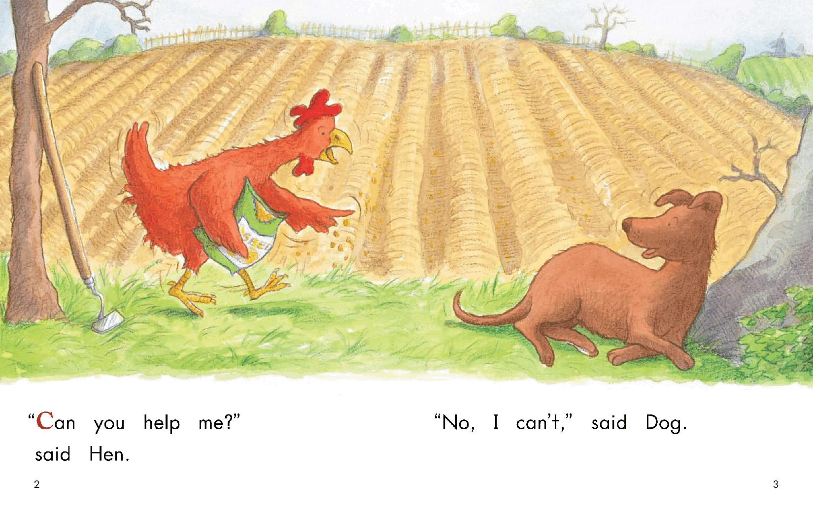 英国海尼曼G2级英语启蒙绘本1 The Little Red Hen.pdf,第4页预览