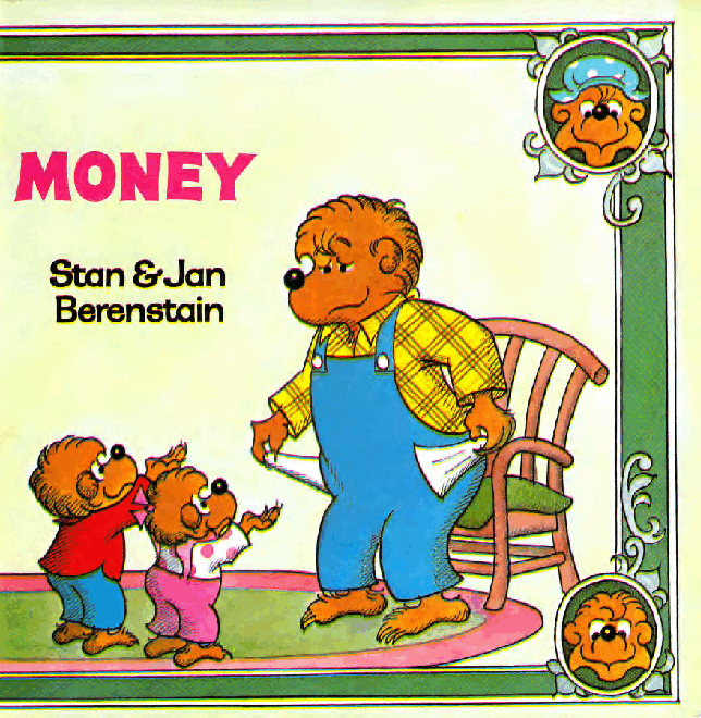 72本贝贝熊早教英文绘本之Berenstain_Bears_Trouble_with_Money.pdf,第4页预览