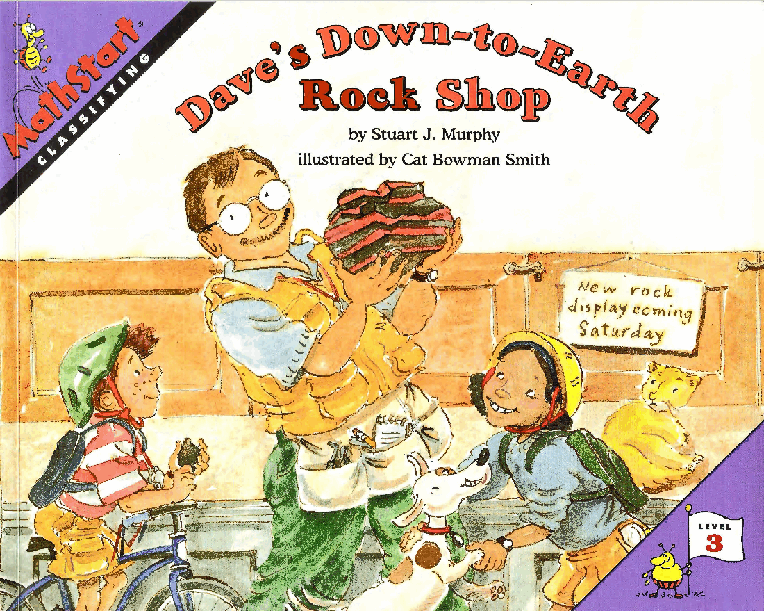 MathStart 低幼数学启蒙英文教材L3 02 Dave’s Down to Earth Rock Shop.pdf,第1页预览