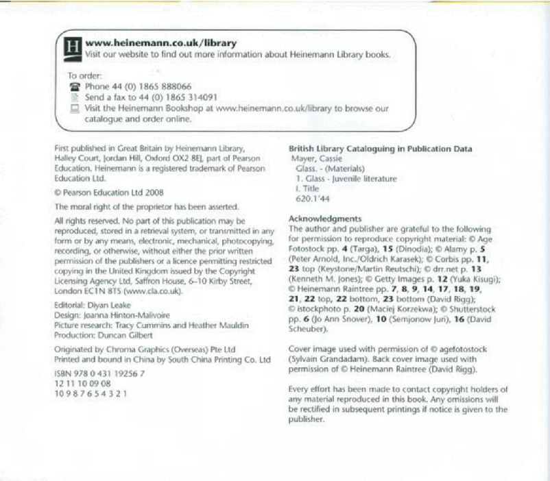 英国海尼曼ACORN科普类英语绘本Glass.pdf,第3页预览