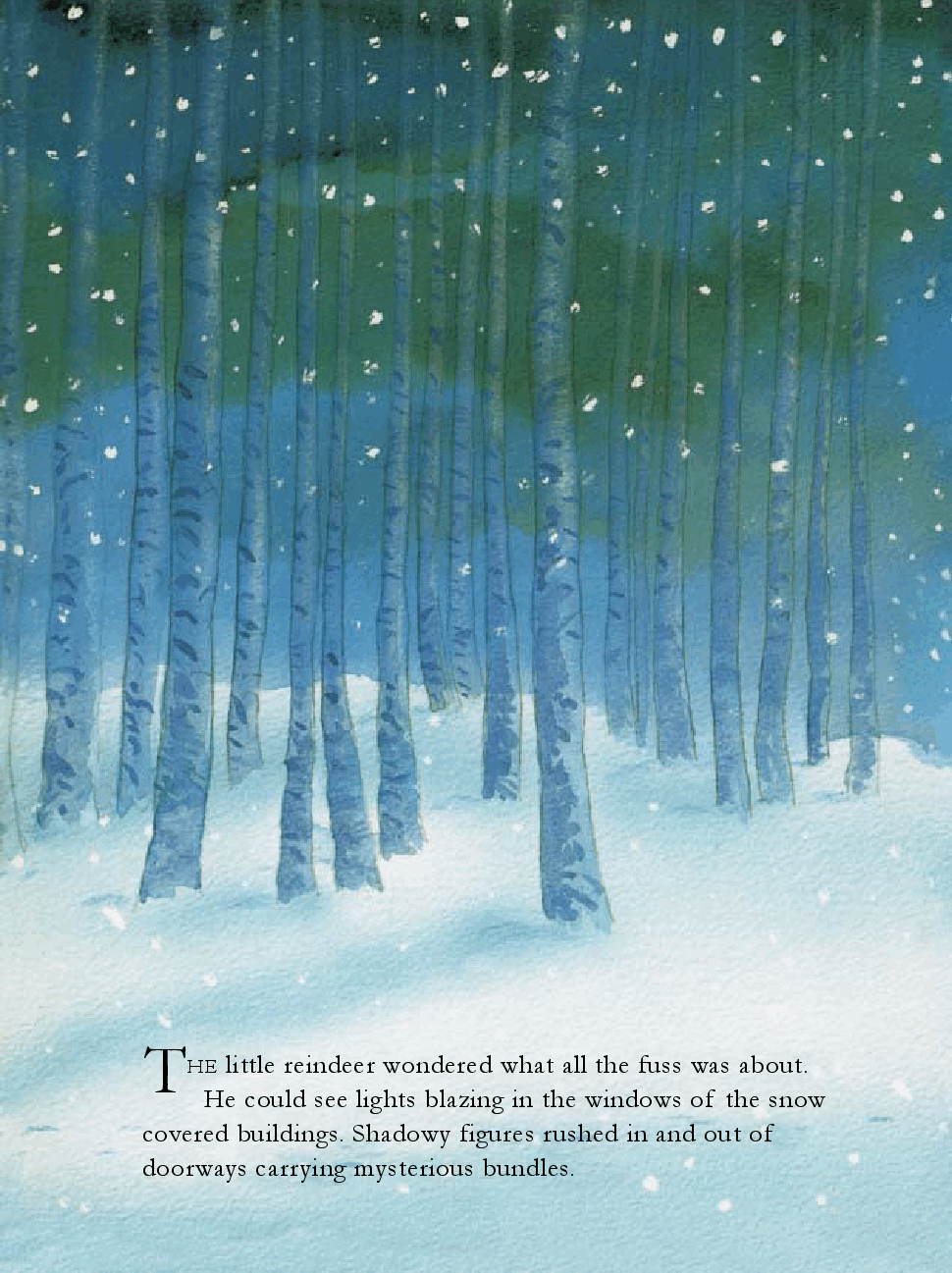 高清彩绘英文原版绘本The Little Reindeer.pdf,第4页预览