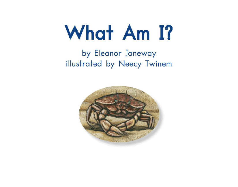 英国海尼曼G1级英语启蒙绘本49 What Am I.pdf,第3页预览