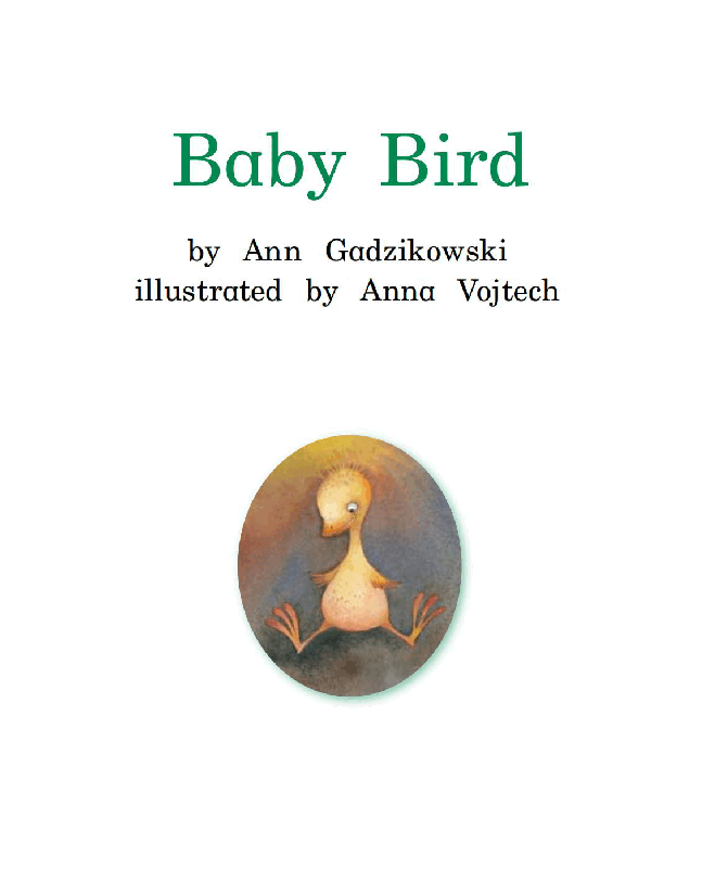 英国海尼曼G1级英语启蒙绘本75 Baby Bird.pdf,第3页预览