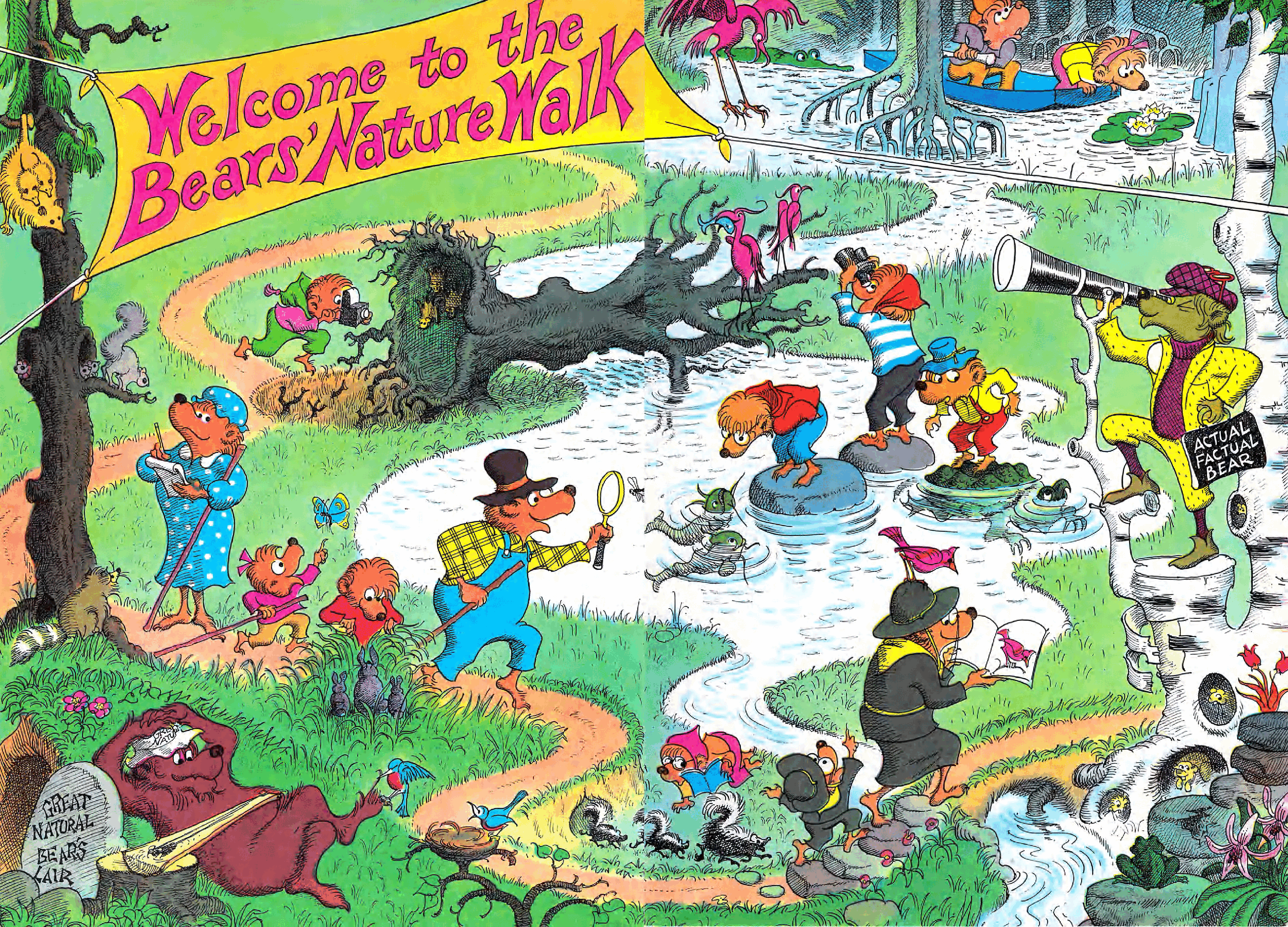72本贝贝熊早教英文绘本之Berenstain_Bears_Nature_Guide.pdf,第3页预览