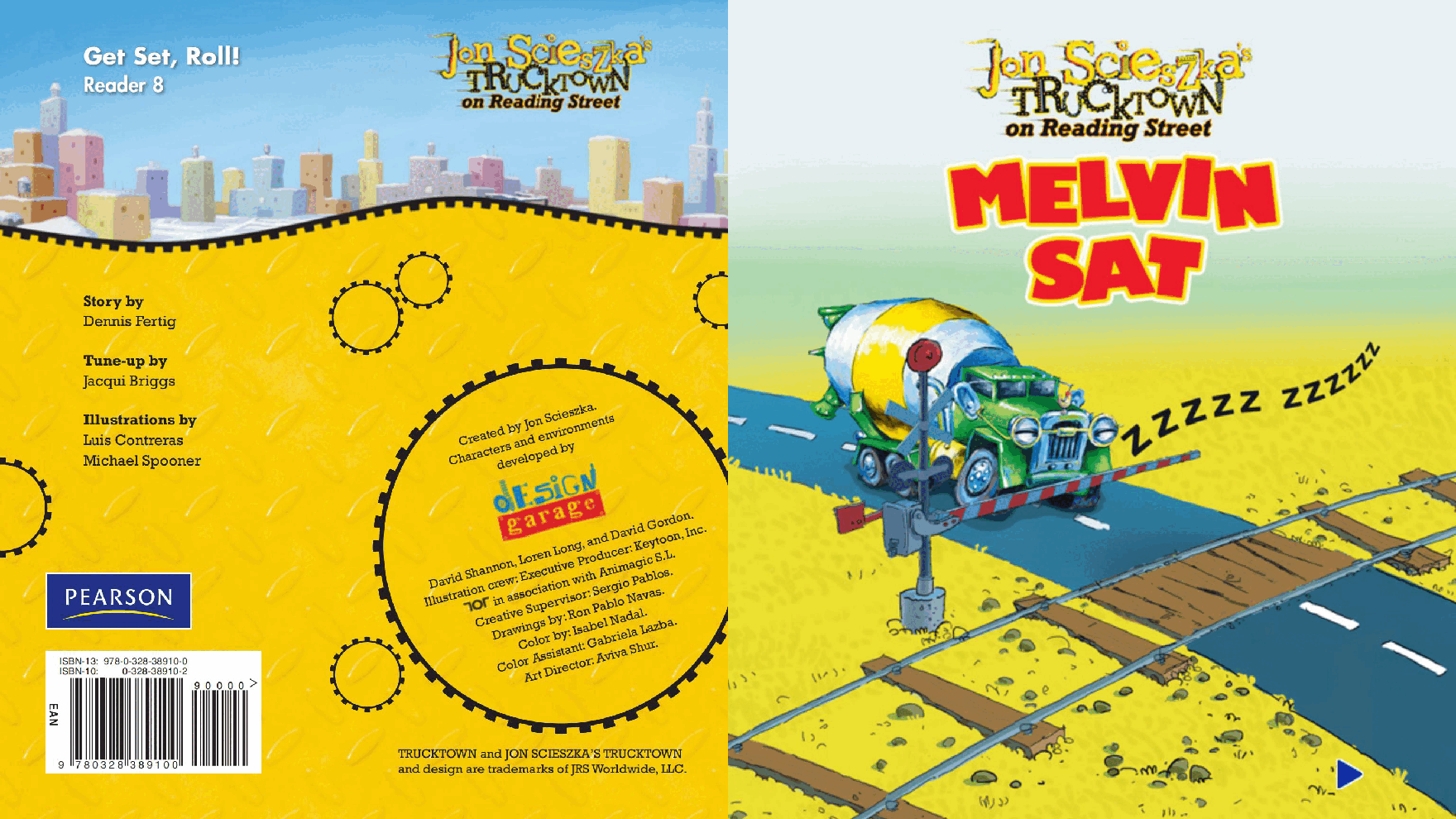 汽车镇的故事英语启蒙绘本08_Melvin_Sat.pdf，第1页预览
