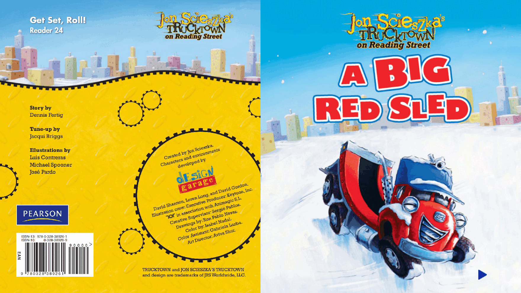 汽车镇的故事英语启蒙绘本24_A_Big_Red_Sled.pdf,第1页预览