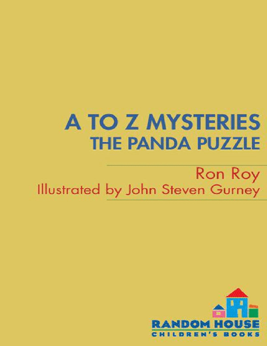 英语启蒙绘本A to Z Mysteries_ The Panda Puzzle.pdf,第1页预览