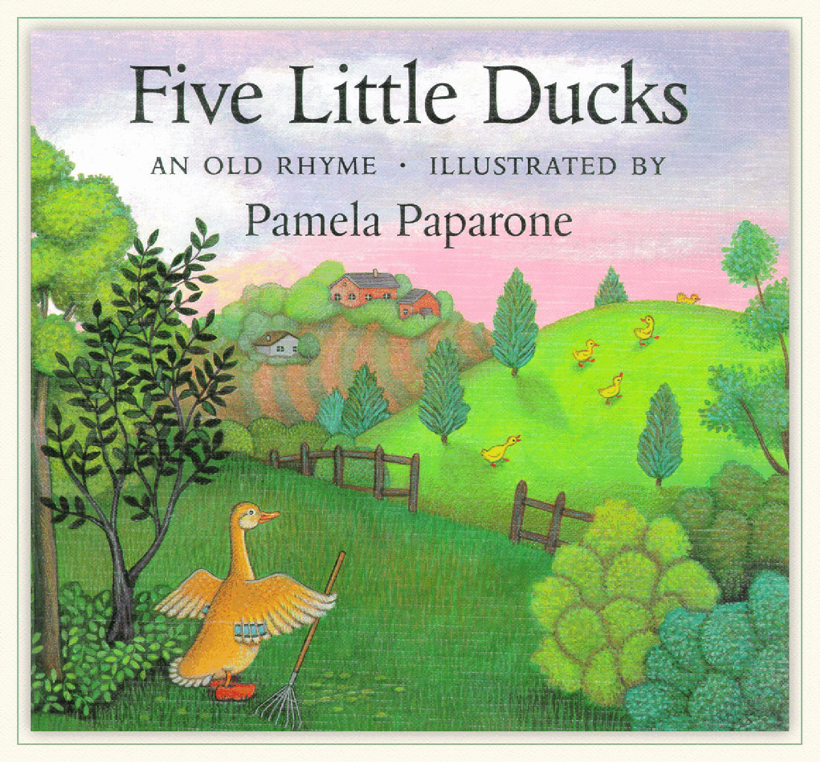 高清彩绘英文原版绘本Five Little Ducks.pdf,第1页预览