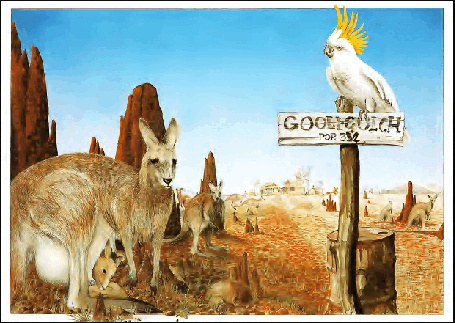 高清彩绘英文原版绘本My Grandma lived in Gooligulch.pdf,第3页预览
