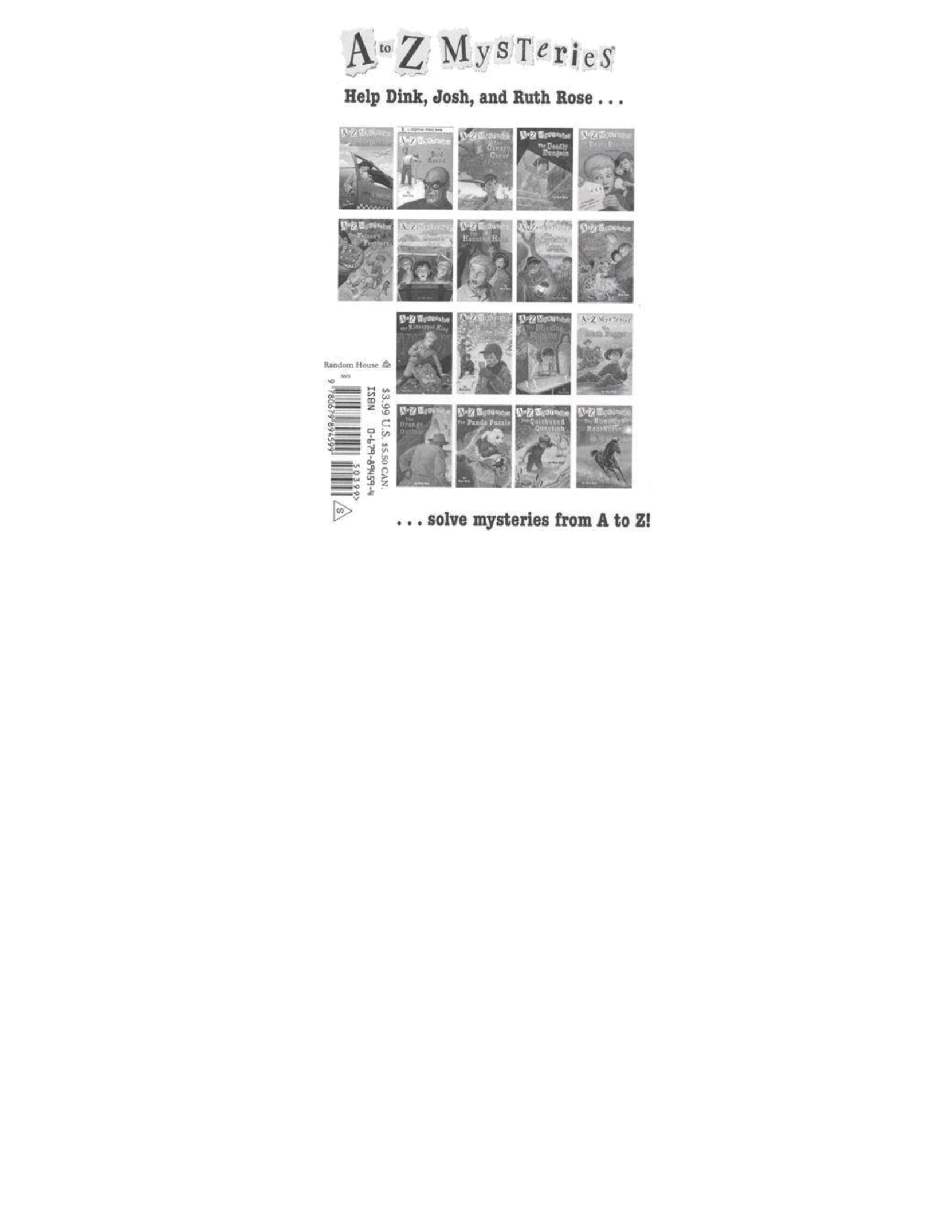 英语启蒙绘本A to Z Mysteries_ The Kidnapped King.pdf，第3页预览