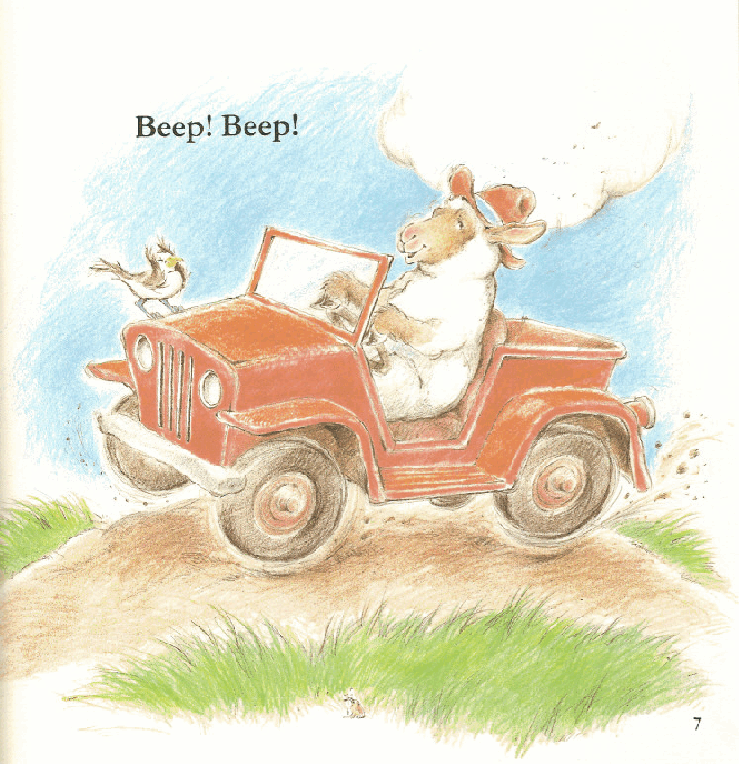 高清彩绘英文原版绘本Sheep in a Jeep.pdf,第3页预览