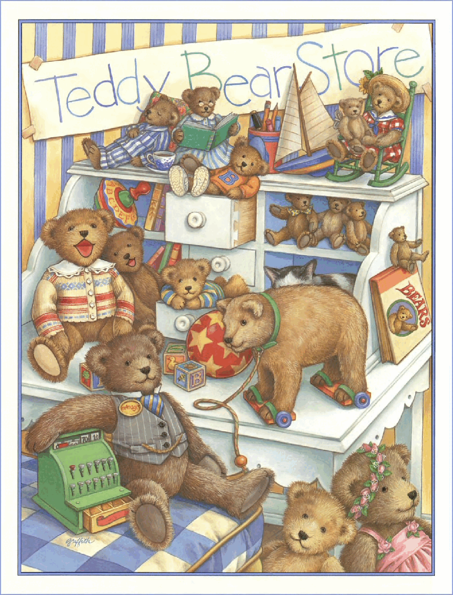 (4-5岁)国外早教机构推荐彩绘英文童书Teddy bear.pdf,第4页预览