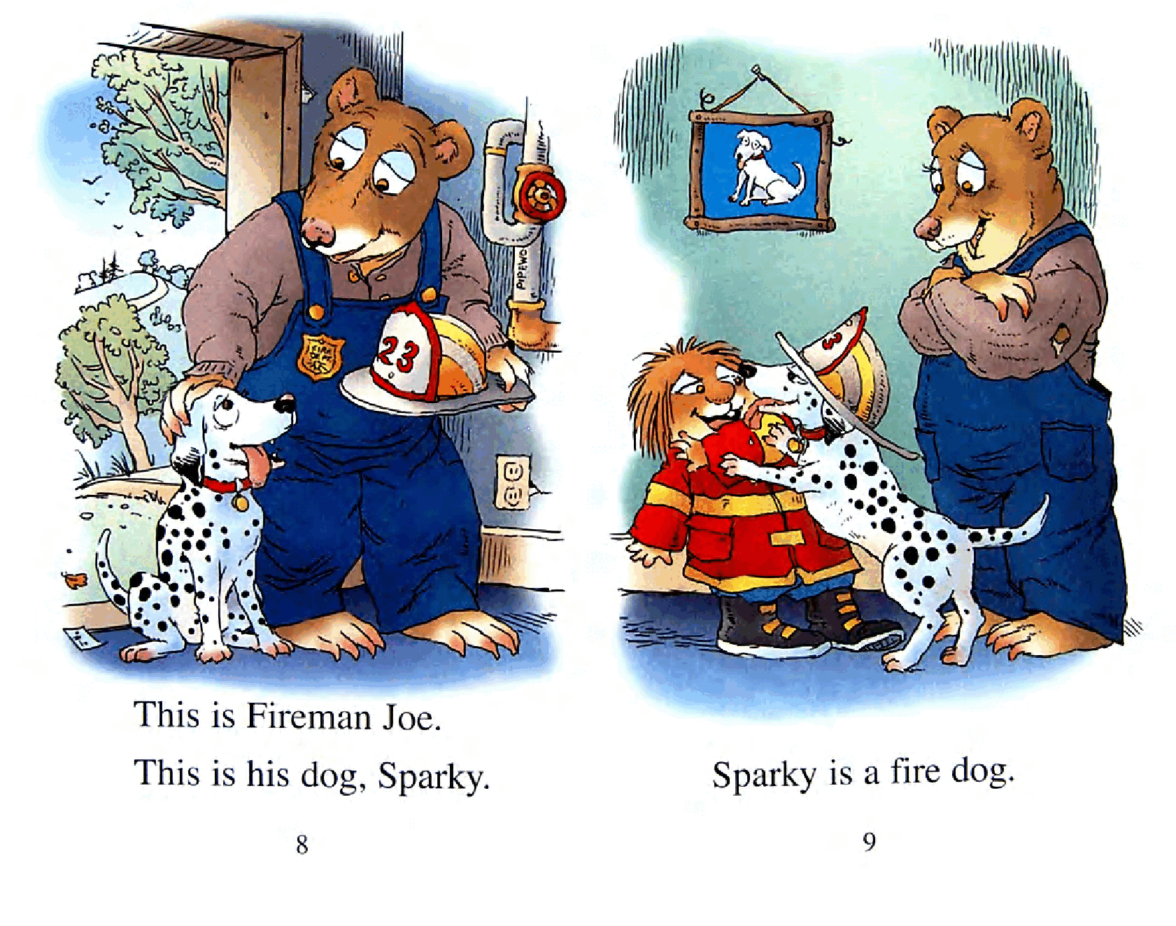 英语绘本小毛人Going to the Fire House (I can read L0).pdf,第3页预览