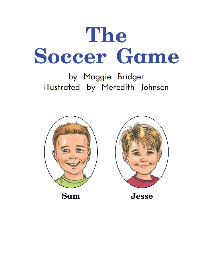英国海尼曼G1级英语启蒙绘本63 The Soccer Game.pdf,第3页预览