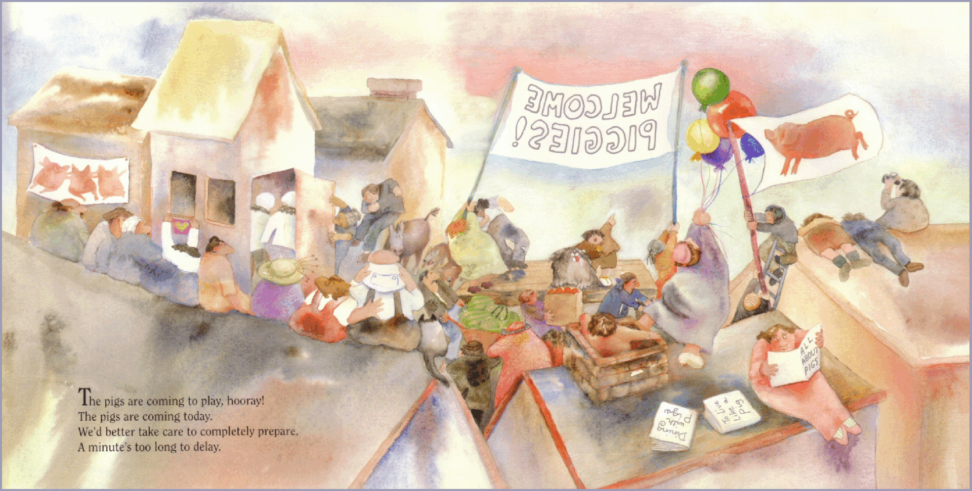 (4-5岁)国外早教机构推荐彩绘英文童书Pigs Pigs Pigs.pdf,第4页预览