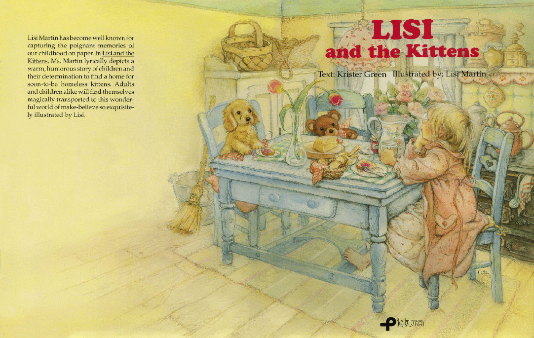 (6-7岁)国外早教机构推荐彩绘英文童书Lisi and the Kittens.pdf,第1页预览