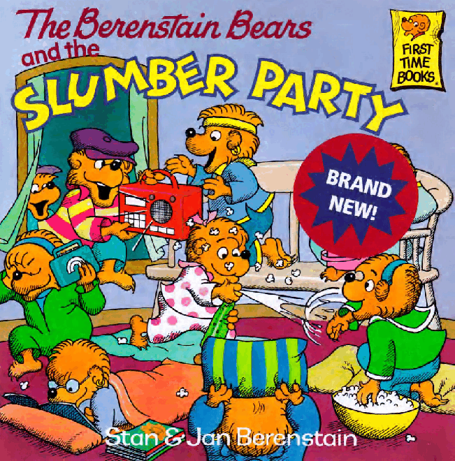 72本贝贝熊早教英文绘本之Berenstain_Bears_and_the_Slumber_Party.pdf,第1页预览