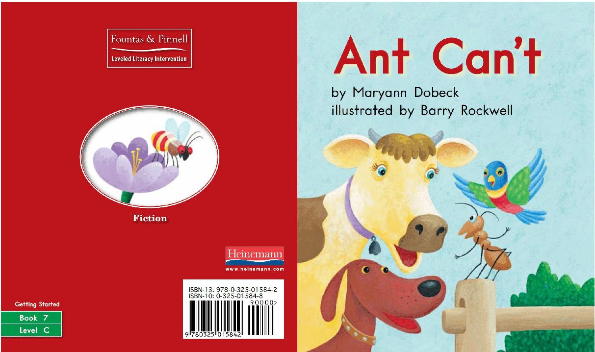 英国海尼曼G1级英语启蒙绘本07 Ant Can't.pdf,第1页预览