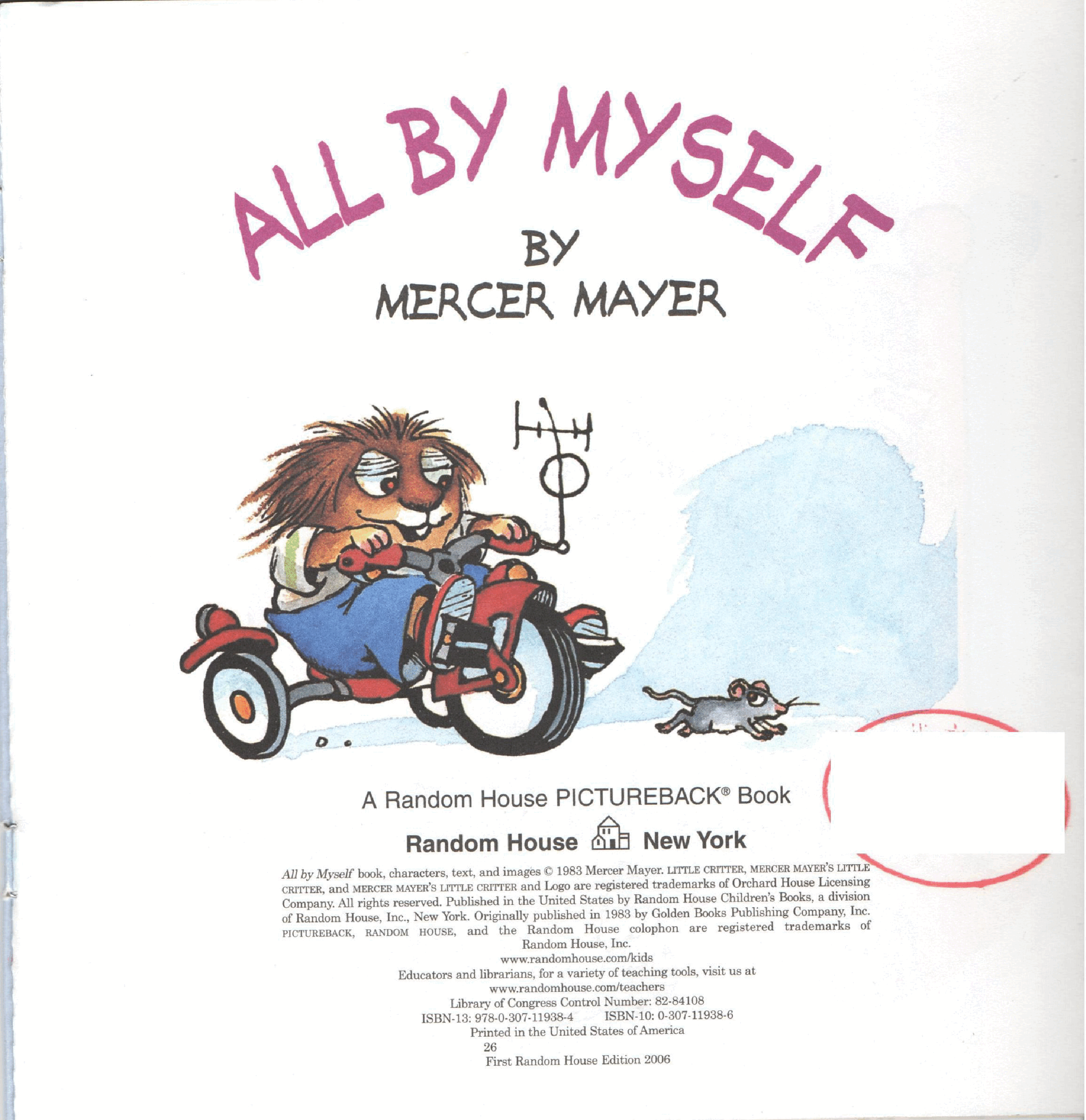 英语绘本小毛人All By Myself.pdf,第2页预览