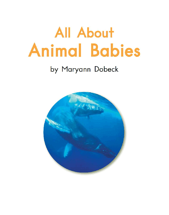 英国海尼曼G1级英语启蒙绘本88 All About Animal Babies.pdf,第3页预览