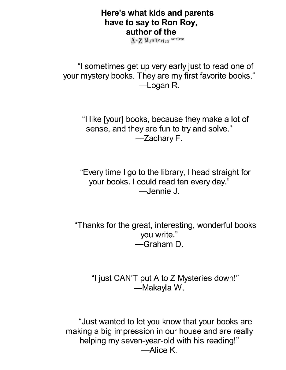 英语启蒙绘本A to Z Mysteries_ The White Wolf.pdf,第4页预览