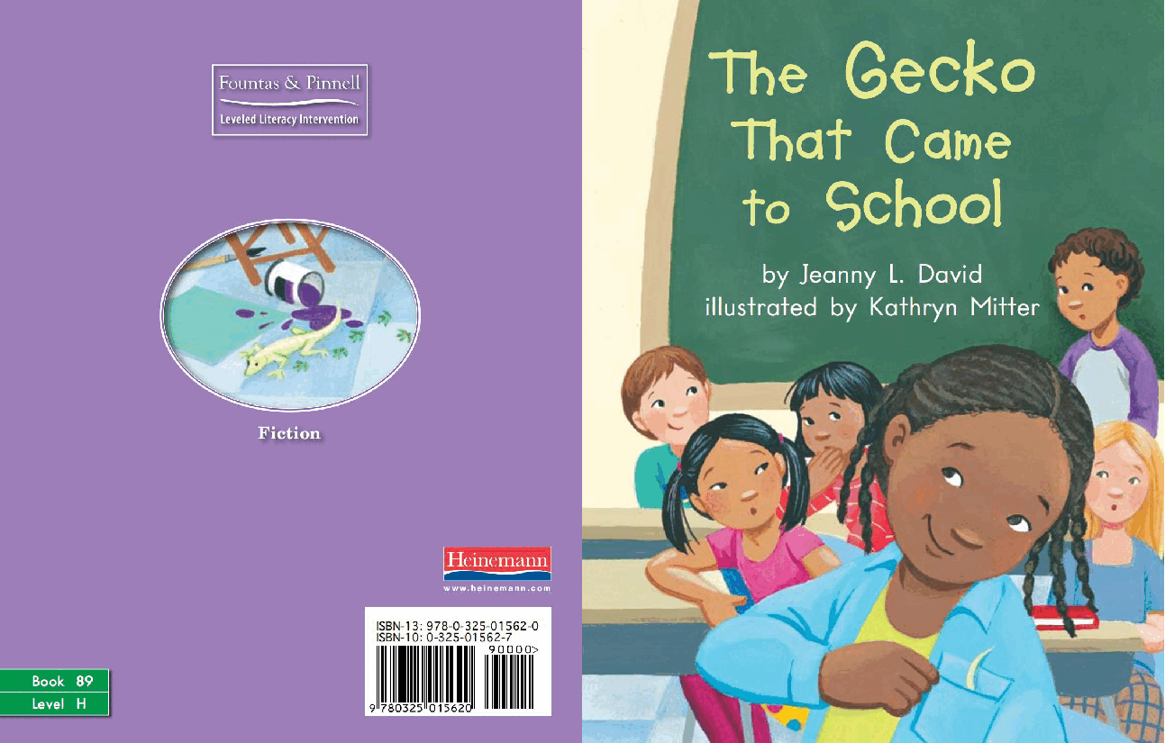 英国海尼曼G1级英语启蒙绘本89 The Gecko That Came To School.pdf,第1页预览