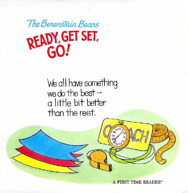 72本贝贝熊早教英文绘本之Berenstain_Bears_Ready,_Get_Set,_Go.pdf,第2页预览