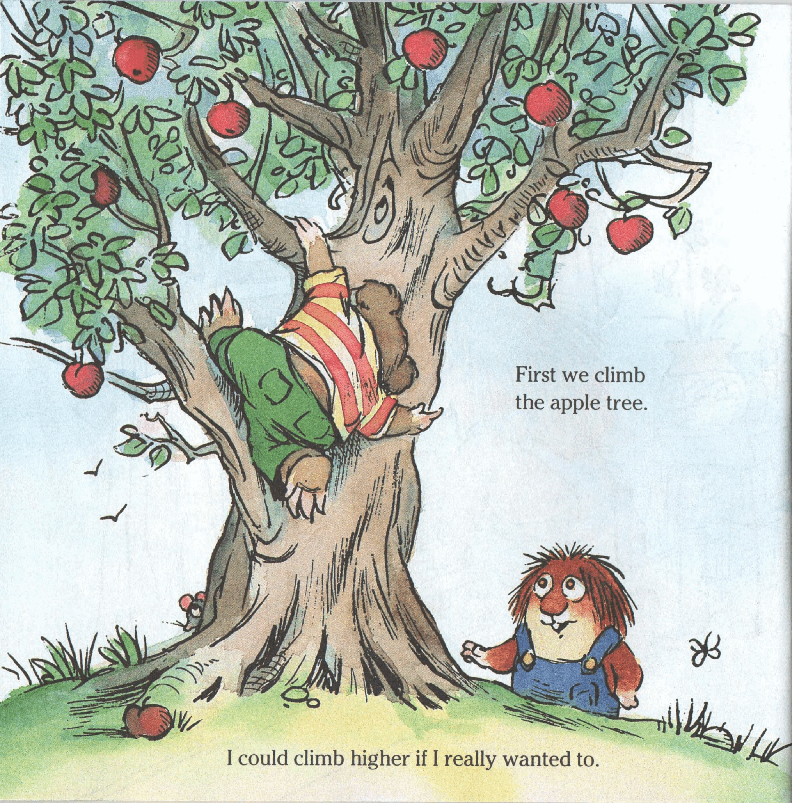 英语绘本小毛人Just my Friend and Me.pdf，第4页预览