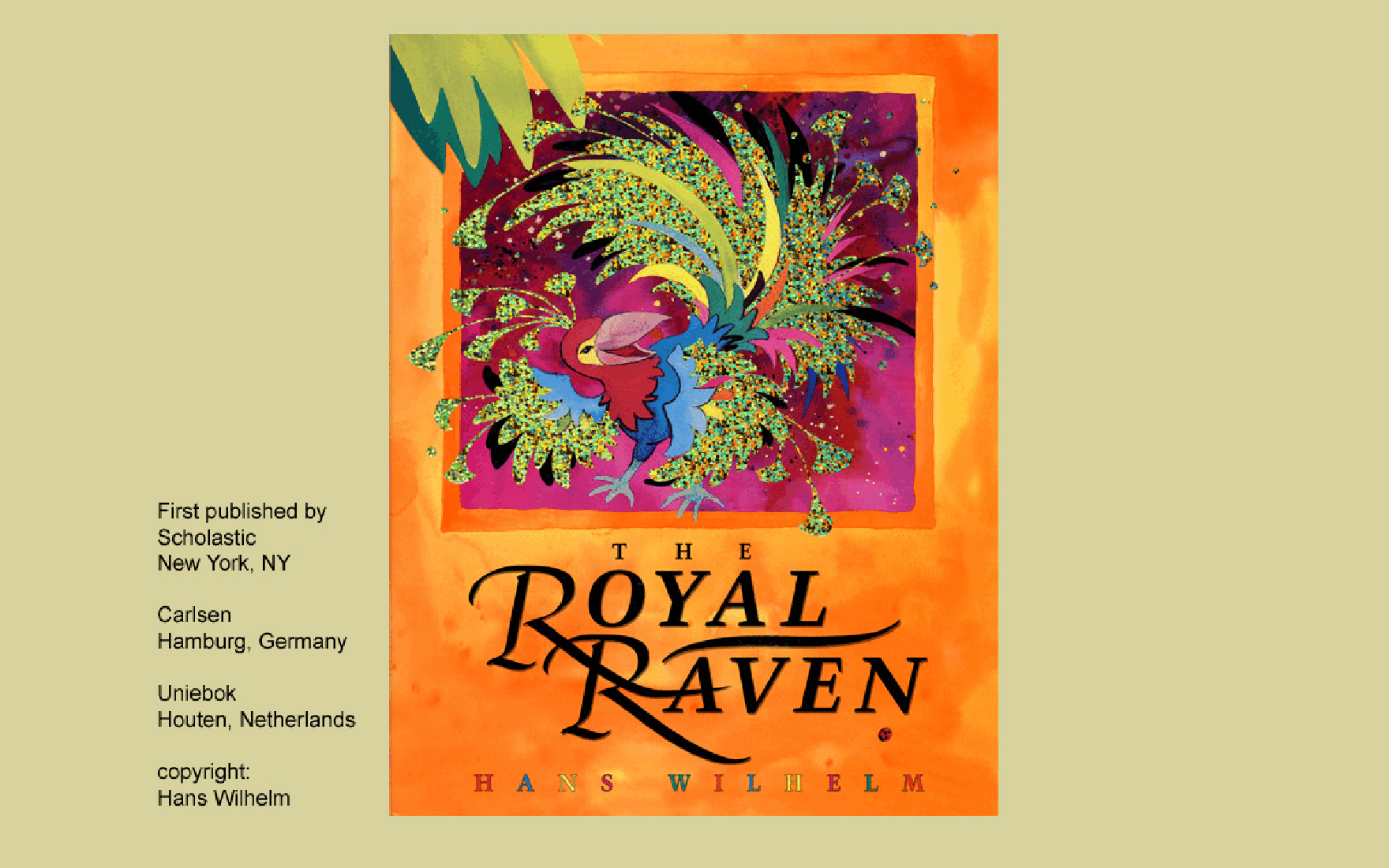 高清彩绘英文原版绘本Royal Raven.pdf,第1页预览
