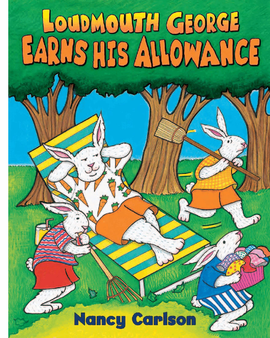 高清彩绘英文原版绘本Loudmouth George Earns His Allowance.pdf,第1页预览