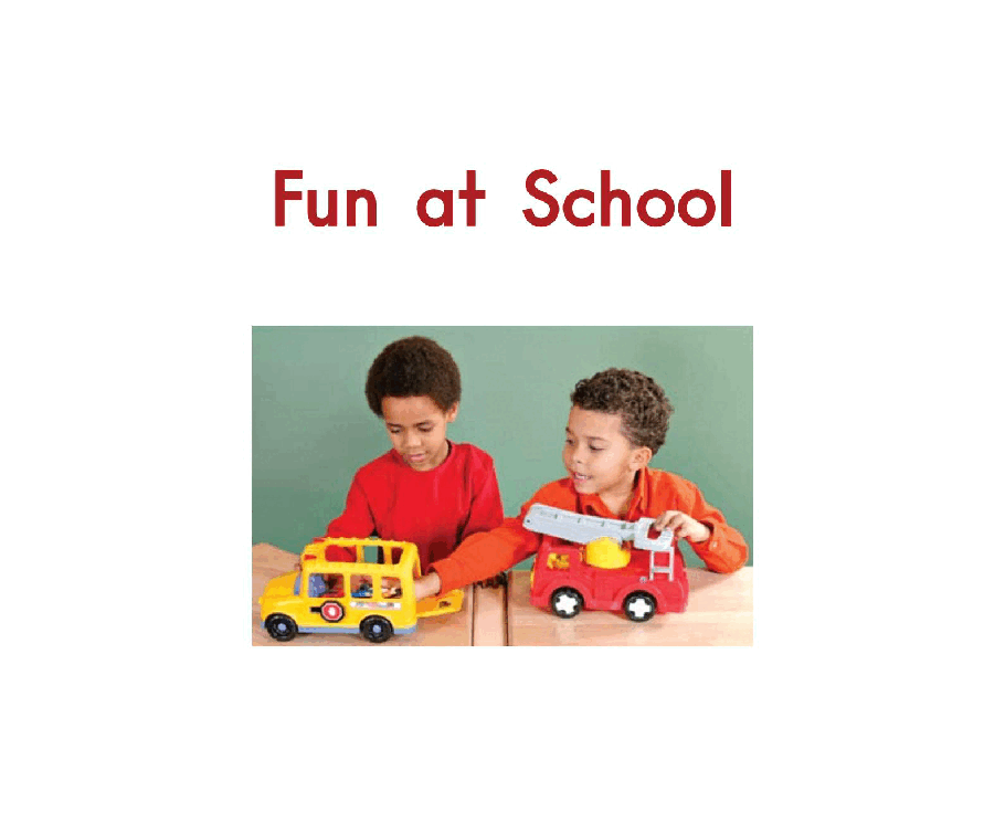 英国海尼曼GK级英语启蒙绘本047FunAtSchool.pdf,第3页预览