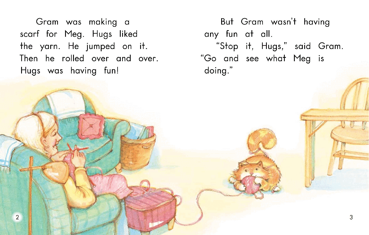 英国海尼曼G1级英语启蒙绘本91 Fun For Hugs.pdf，第4页预览