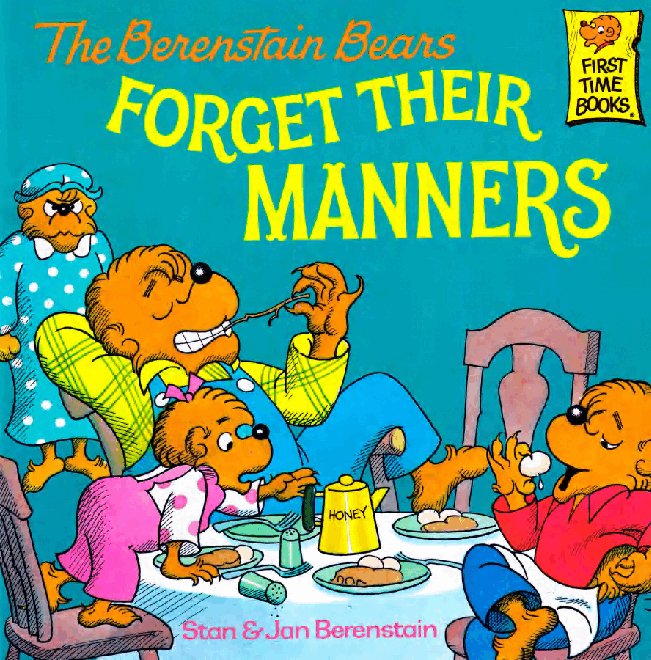 72本贝贝熊早教英文绘本之Berenstain_Bears_Forget_Their_Manners.pdf,第1页预览
