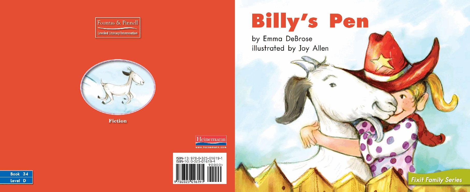 英国海尼曼G2级英语启蒙绘本34 Billy's Pen.pdf,第1页预览