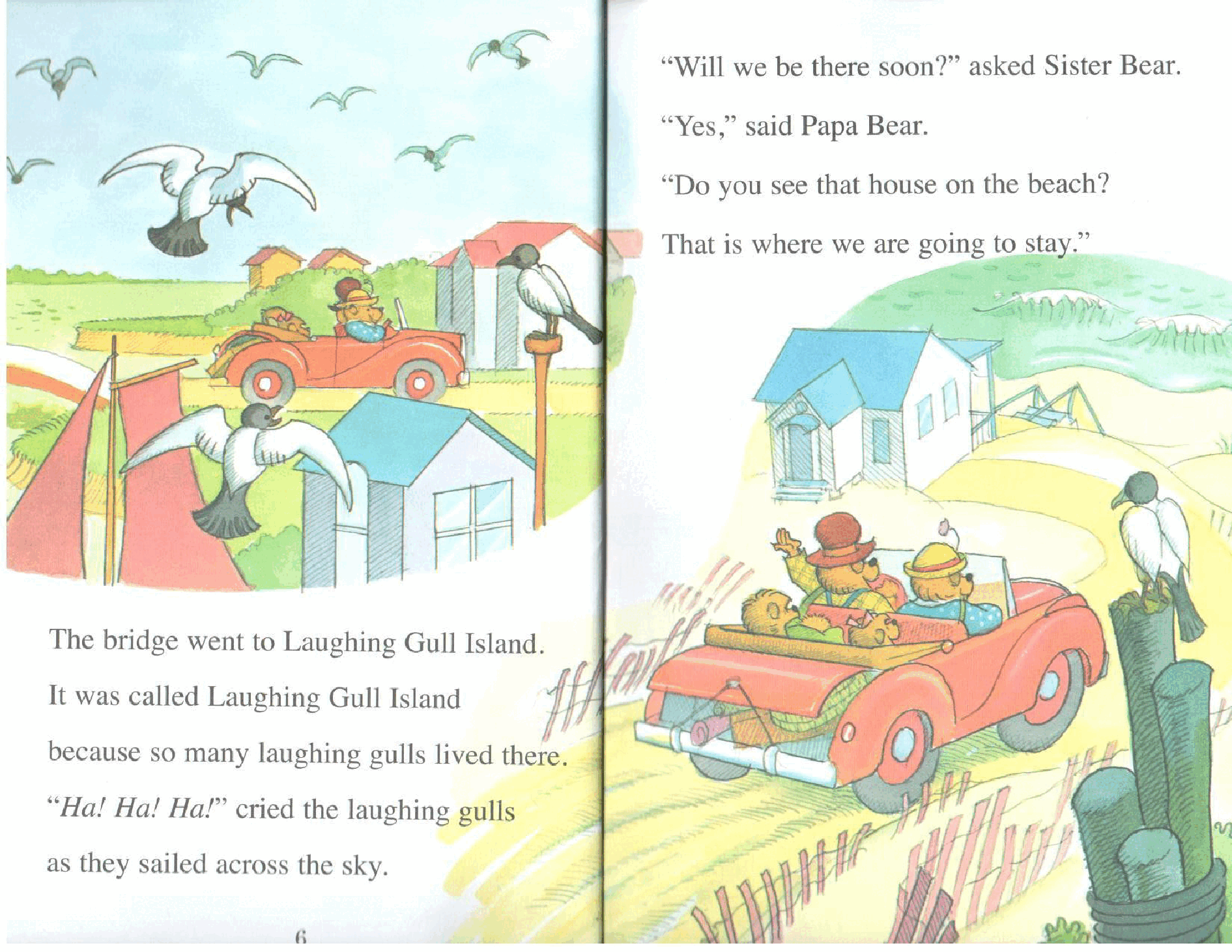 72本贝贝熊早教英文绘本之Berenstain_Bears_seashore_treasure.pdf,第3页预览