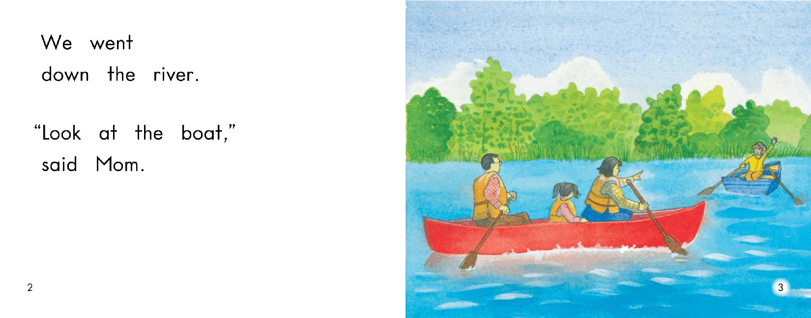 英国海尼曼G2级英语启蒙绘本5 Down The River.pdf,第4页预览