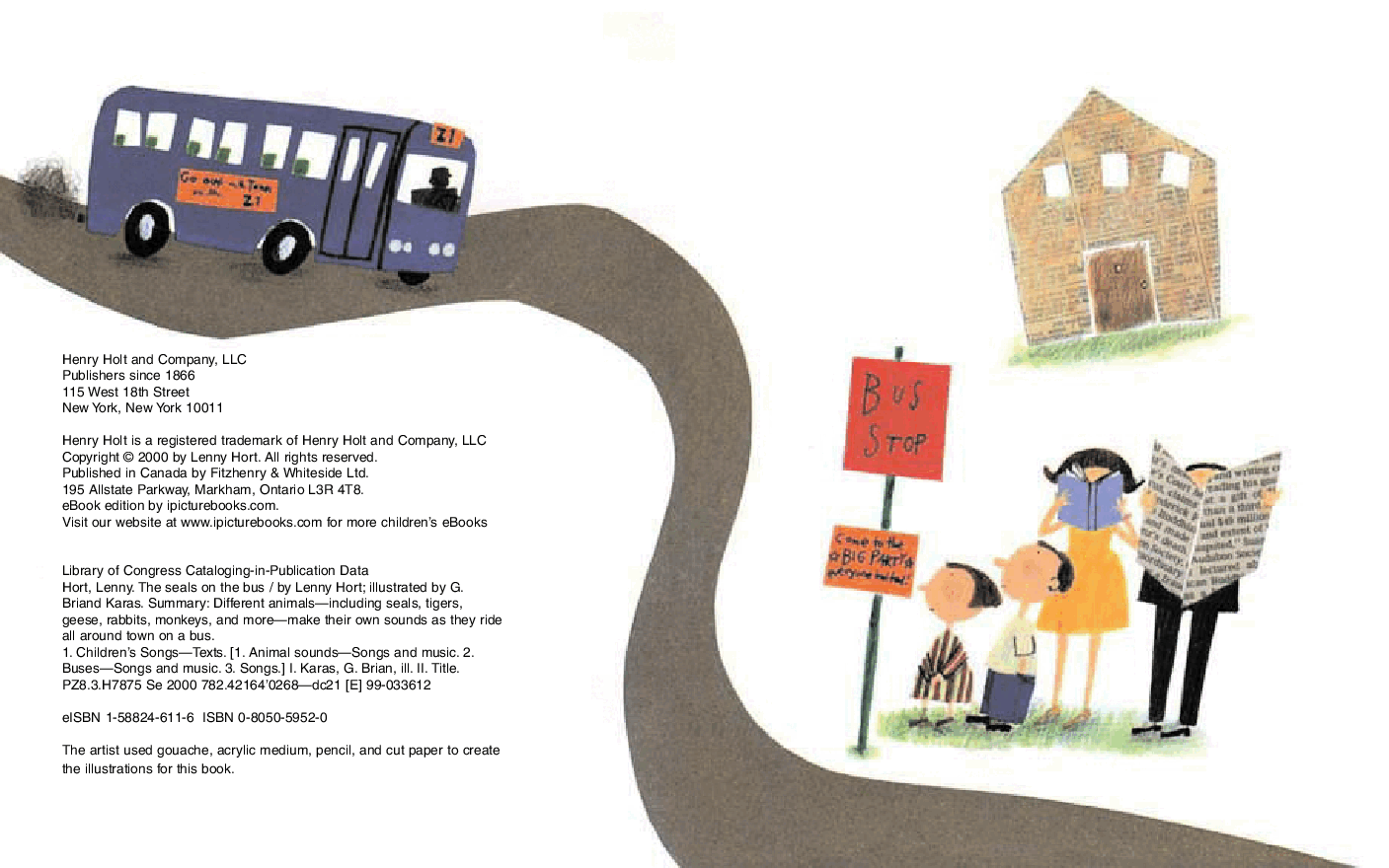 高清彩绘英文原版绘本The Seals on the Bus.pdf,第3页预览