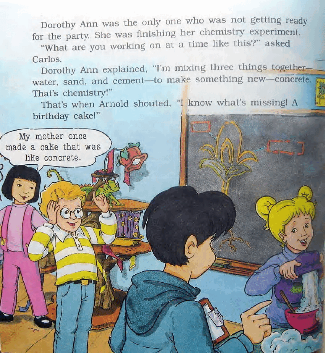 高清彩绘英文原版绘本The Magic Schoolbus - Gets Baked in a Cake.pdf,第4页预览