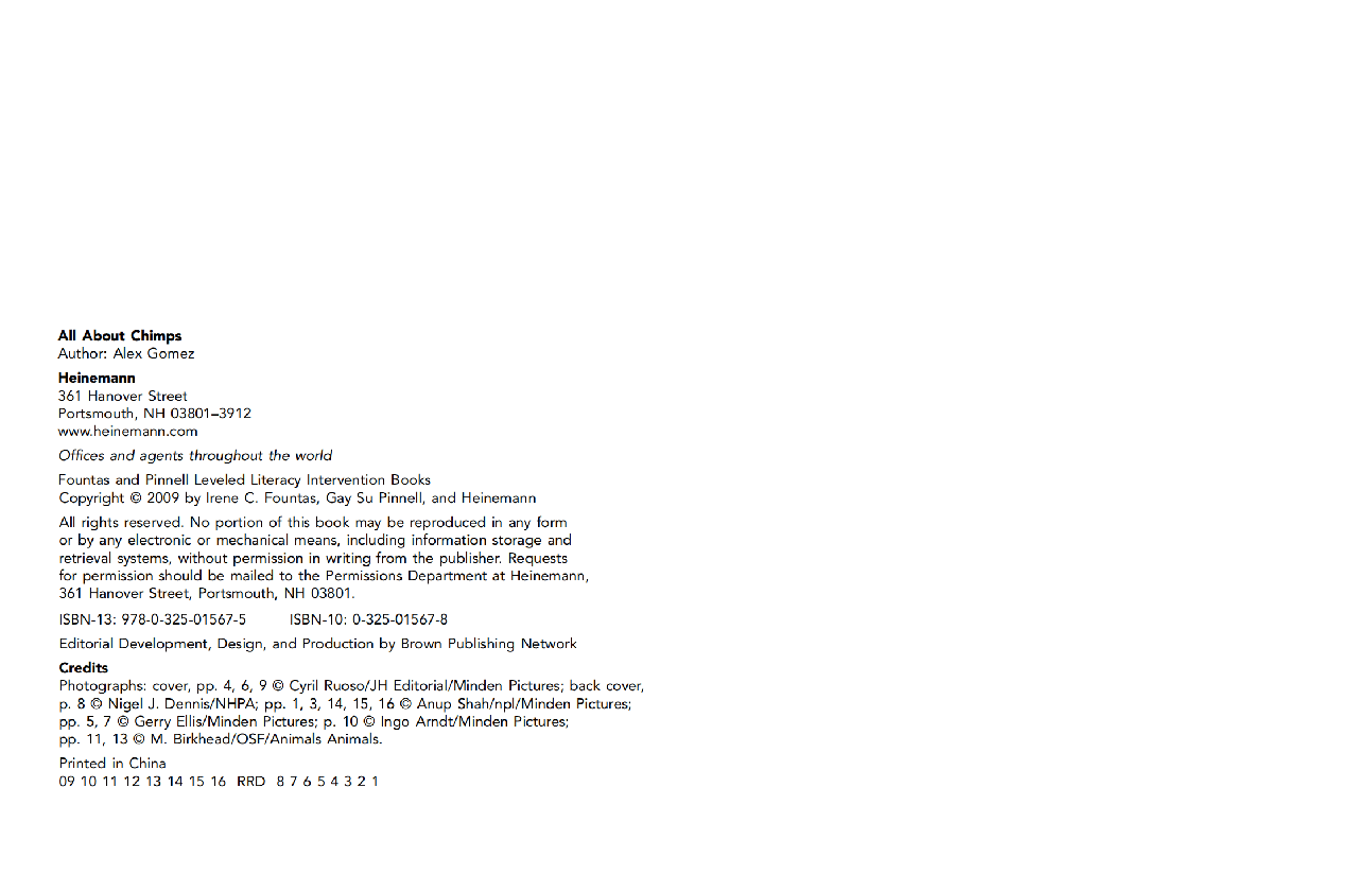 英国海尼曼G1级英语启蒙绘本108 All About Chimps.pdf,第2页预览