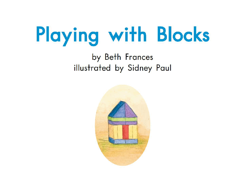 英国海尼曼GK级英语启蒙绘本063PlayingWithBlocks.pdf,第3页预览
